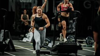 Athlete Aimee Cringle at the 20223 CrossFit Europe Semifinals event