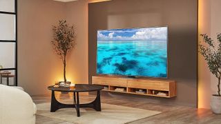 best gaming tv Samsung QN85B in living room