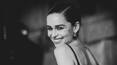 Emilia Clarke arriving at the Baftas 2021