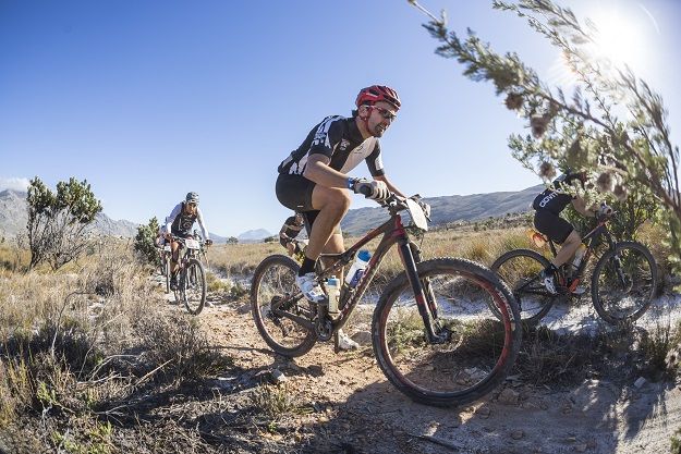 Kevin Vermaak, Cape Epic founder, enjoying the trails