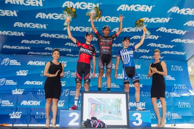 Today's top three podium.