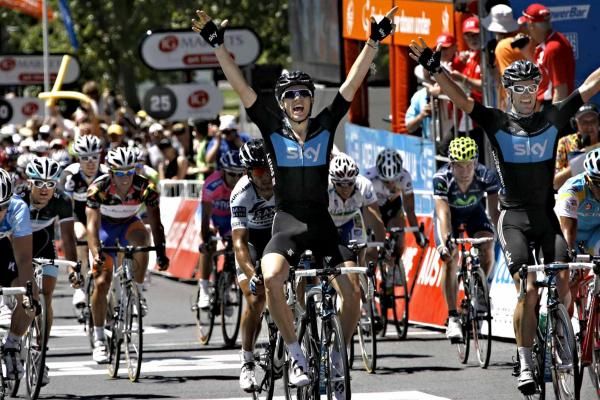 Ben Swift (Sky) won the final stage of the Tour Down Under.