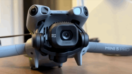 DJI Mini 5 Pro&#039;s true vertical shooting mode in action