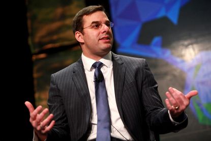 Watch Tea Party Rep. Justin Amash slam his establishment GOP opponent &mdash; for calling to concede