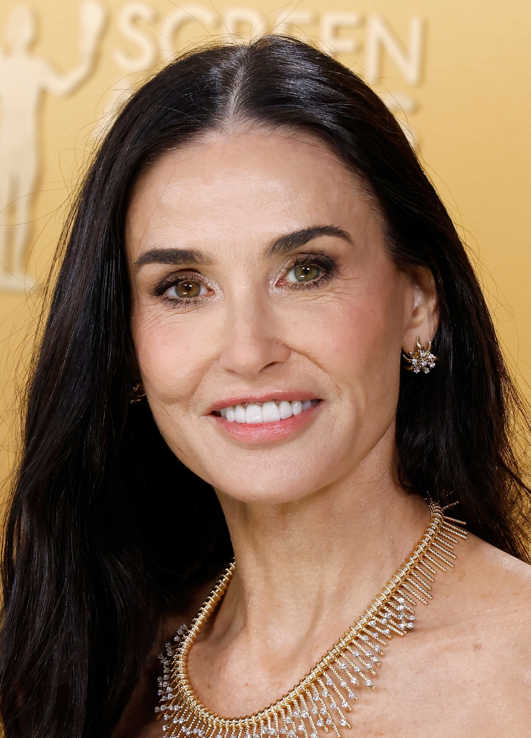 Demi Moore attends the 2025 Screen Actors Guild Awards at Shrine Auditorium and Expo Hall on February 23, 2025 in Los Angeles, California