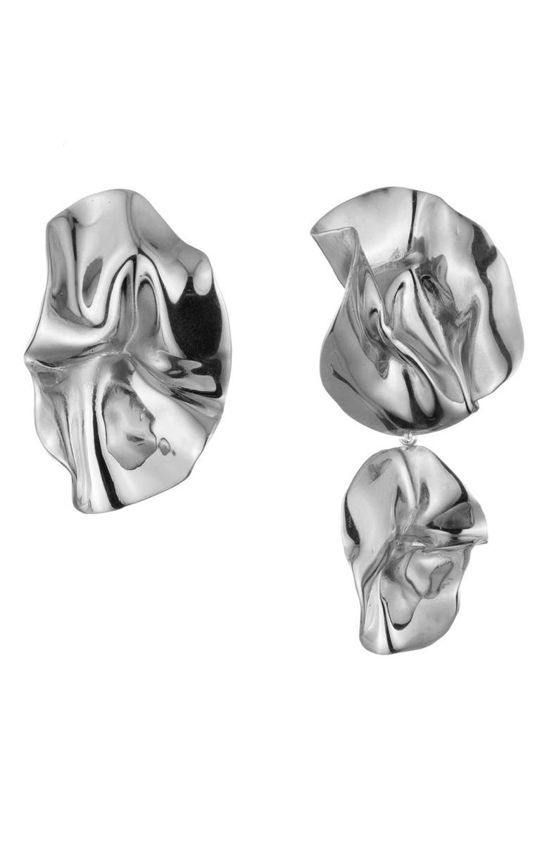 Mismatched Fold Earrings