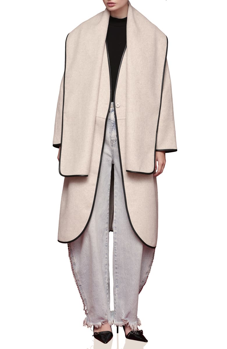 Cocoon Scarf Coat