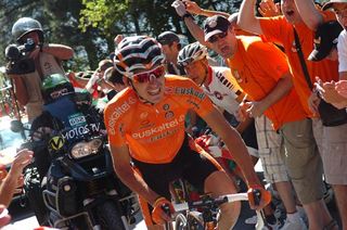 Igor Anton Hernandez (Euskaltel-Euskadi) climbs out of the saddle