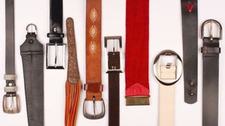 A collection of belts