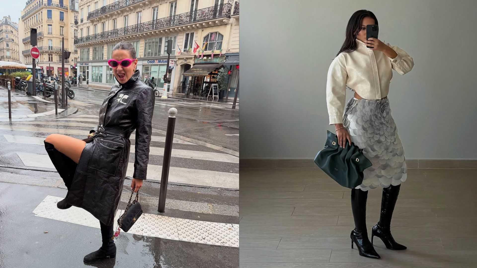 woman wearing over the knee boot outfit 2026