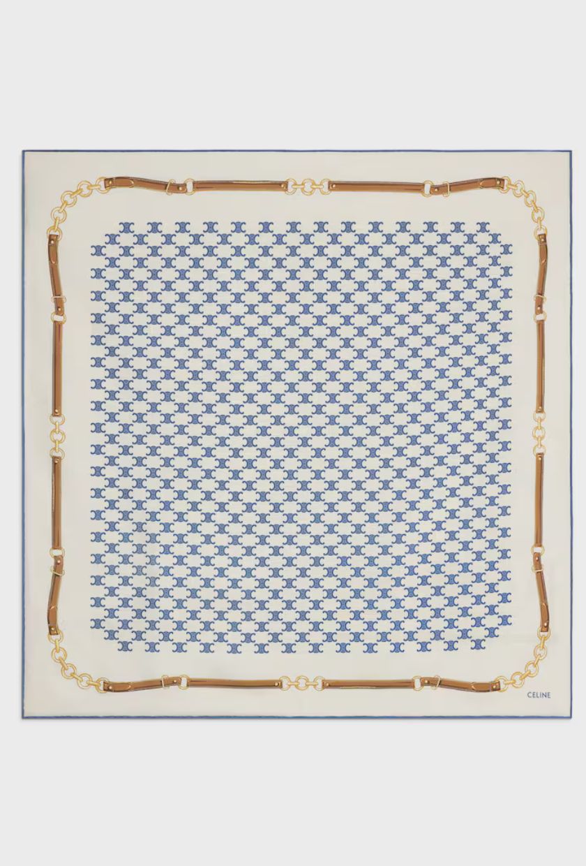 CELINE, Heritage Silk Twill Bandana