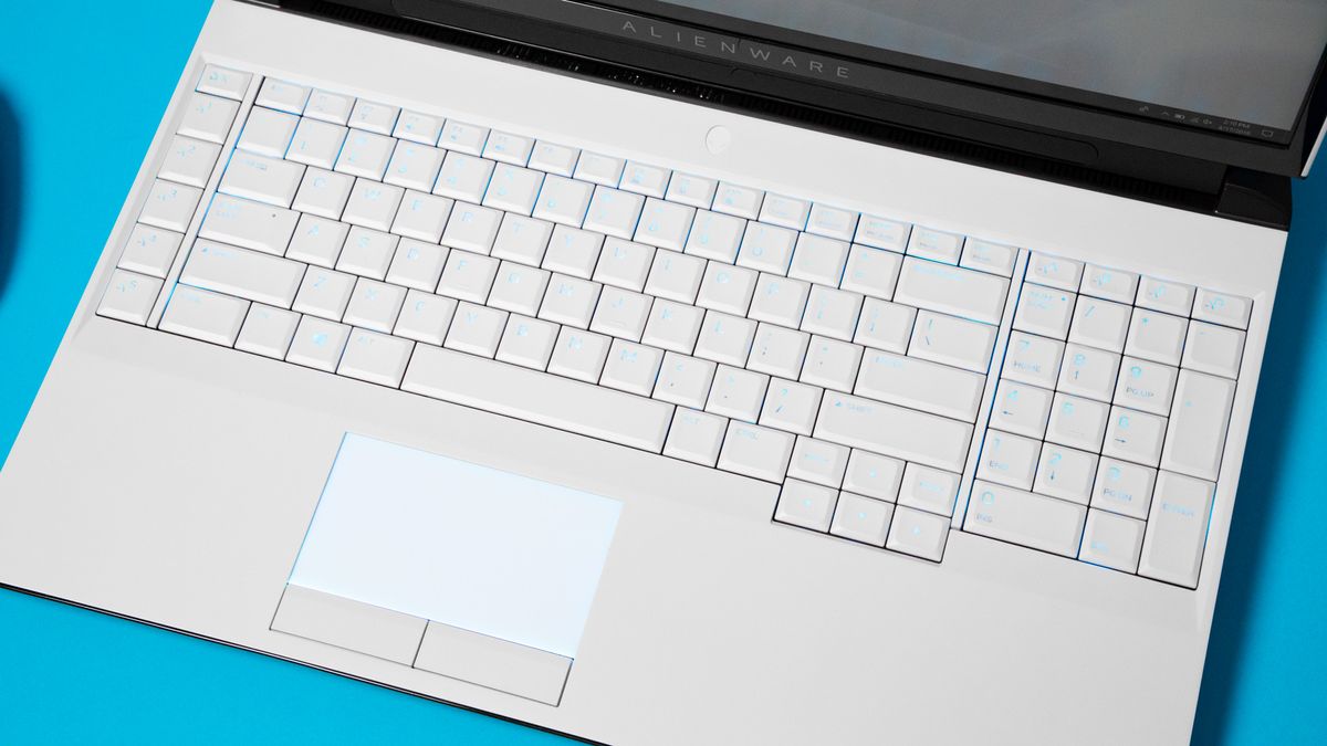Alienware Area-51m boasts a TactX keyboard and a responsive trackpad.