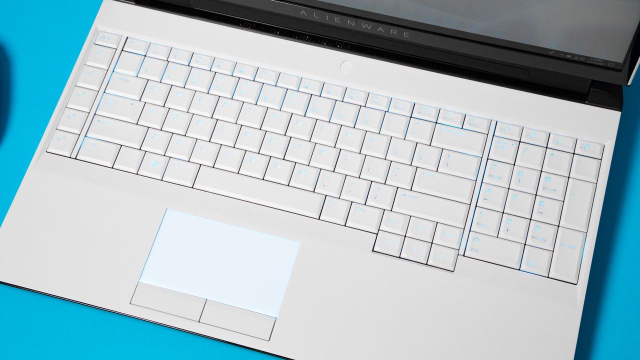 Alienware Area-51m boasts a TactX keyboard and a responsive trackpad.