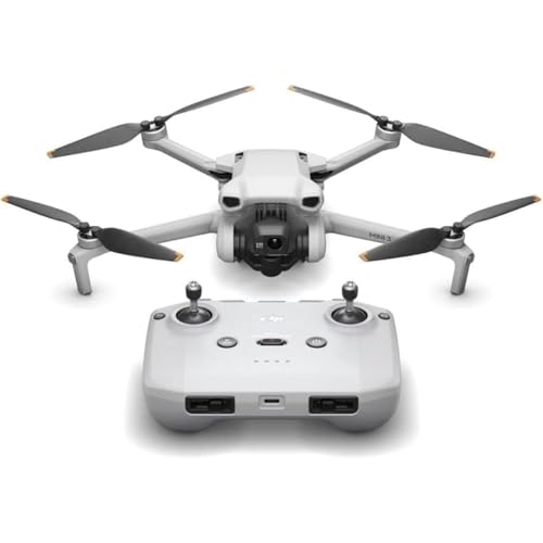 Dji Mini 3 – Lightweight 3x Mechanical Gimbal Mini Camera Drone With 4k Hdr Video, 38-Min Flight Time, Up to 32800ft (10km) Video Transmission, True Vertical Shooting, Gps Auto Return Integrated