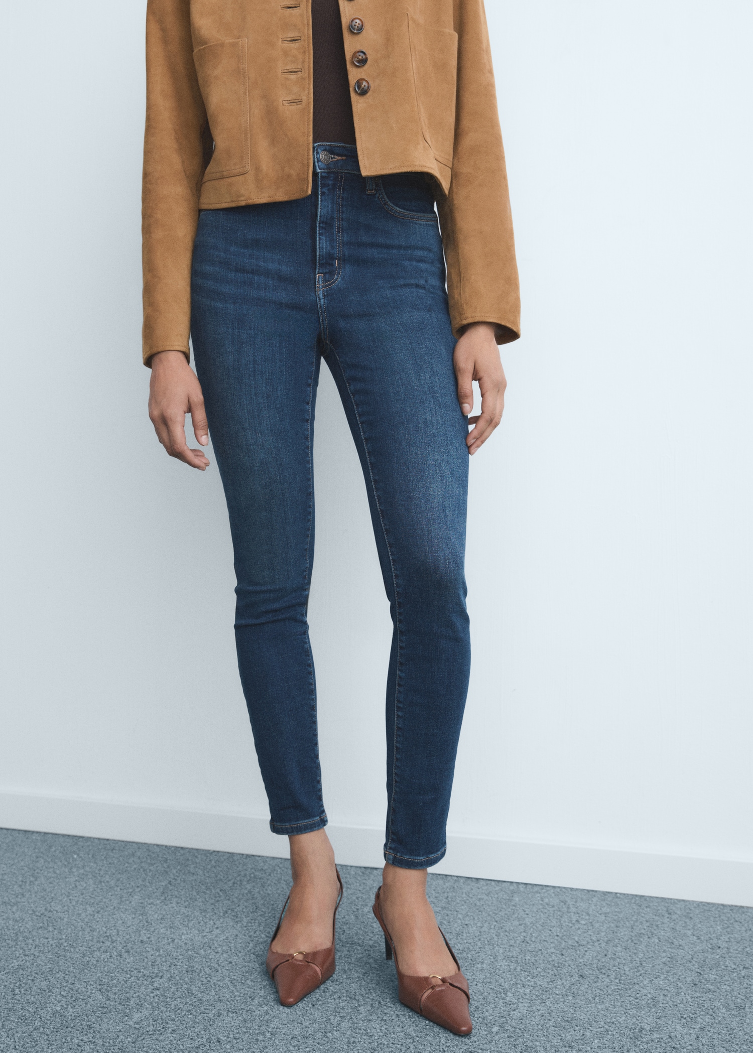 High-Rise Skinny Jeans - Women | Mango Usa
