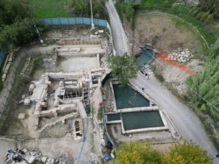 Archaeological site from above.