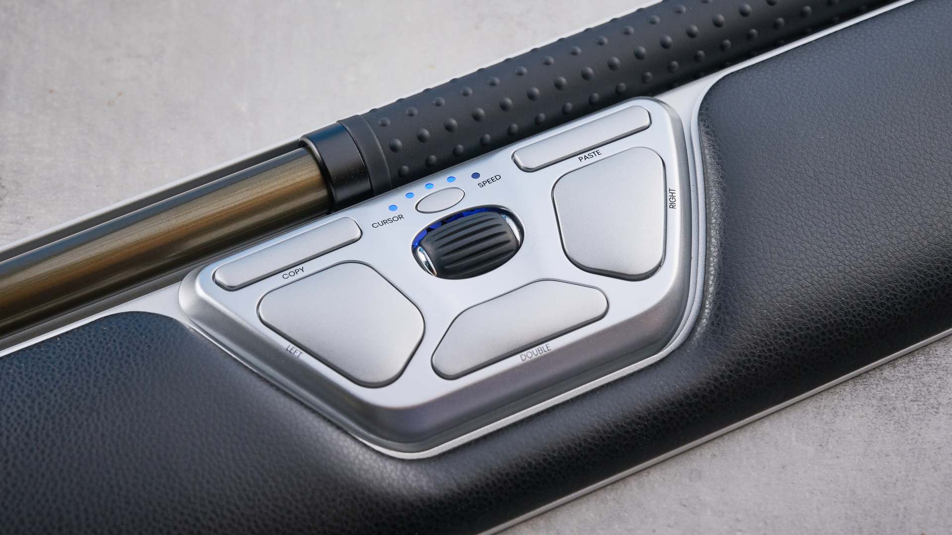 Contour RollerMouse Red Wireless with the slim wrist rest