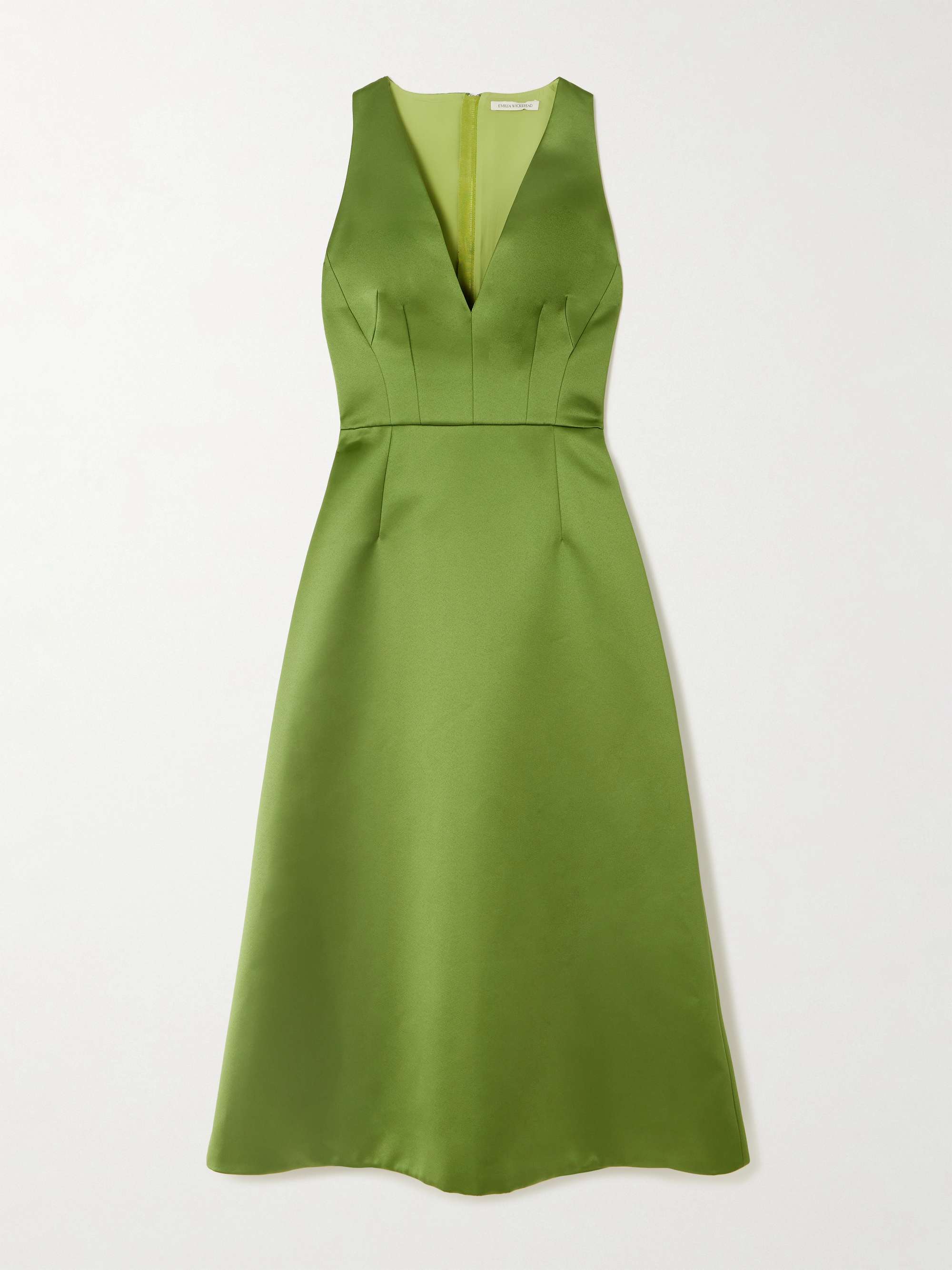 Adonica Cutout Duchesse-Satin Maxi Dress