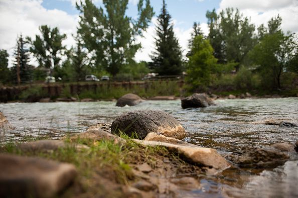 Water contaminated by the Gold King Mine.