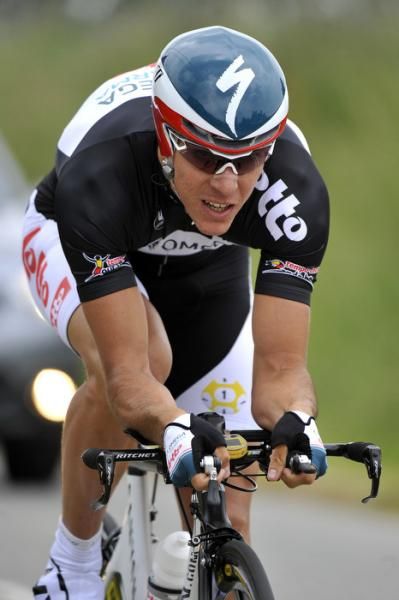 Philippe Gilbert (Omega Pharma-Lotto) was the race leader at the start of the Tour of Belgium's stage 4