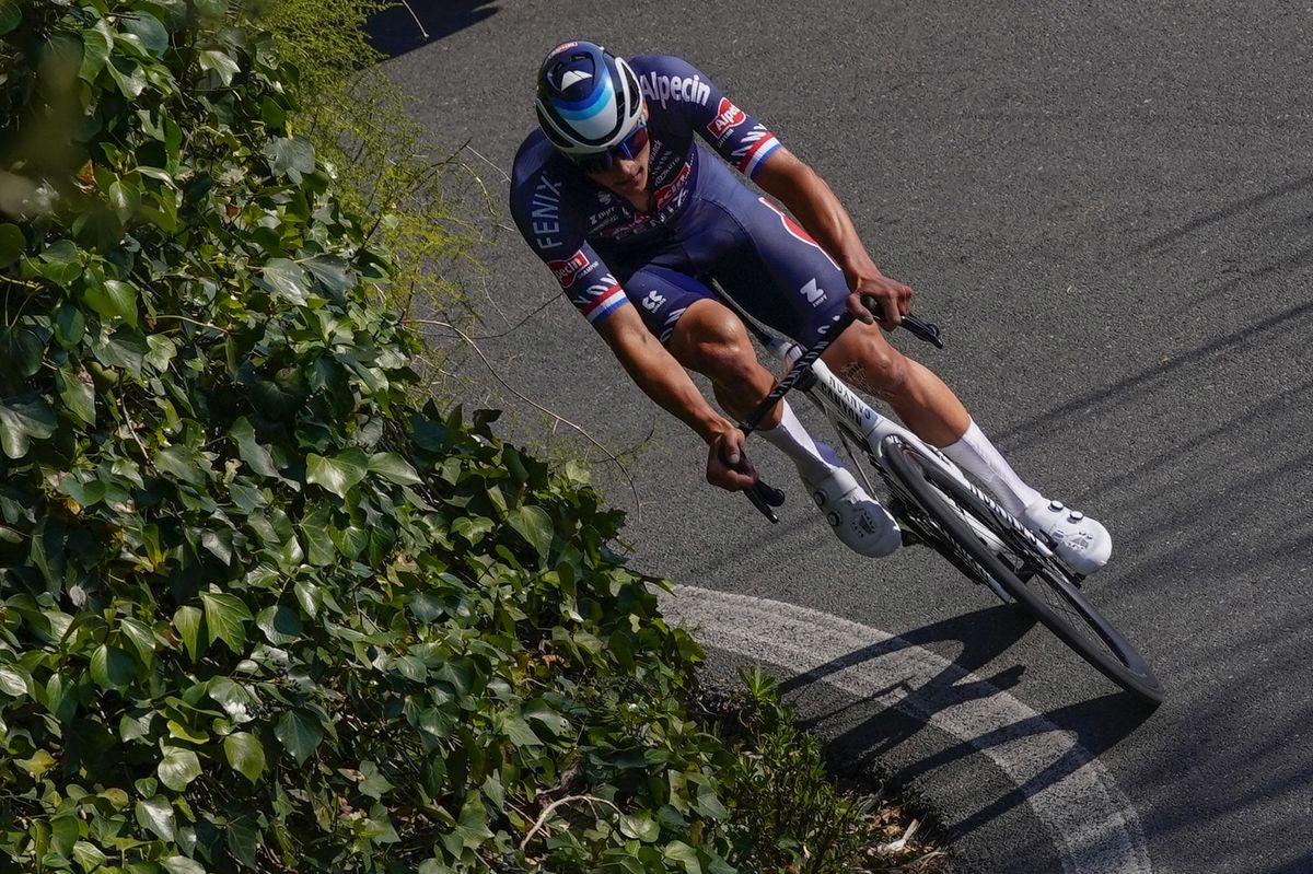 Settimana Internazionale Coppi e Bartali 2022 37th Edition 4th stage Montecatini Montecatini 1587 km 25032022 Mathieu Van Der Poel NED Alpecin Fenix photo Massimo FulgenziSprintCyclingAgency2022