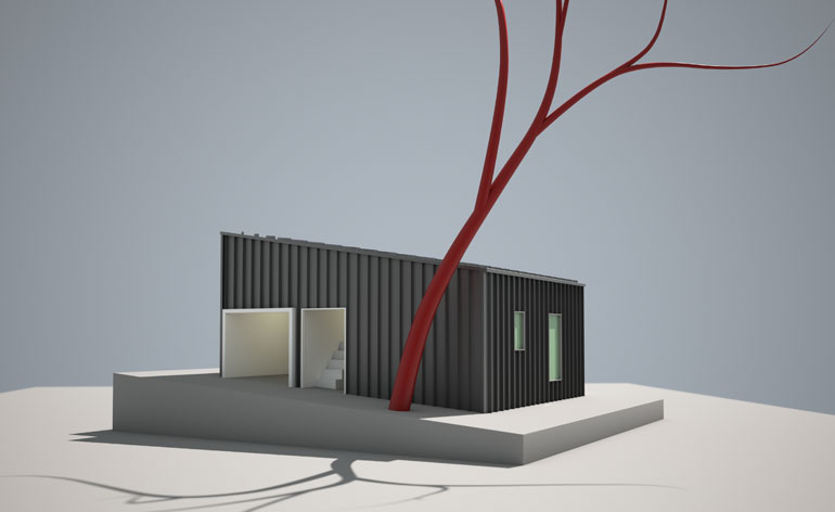 Big & Small House, US, by Anonymous.