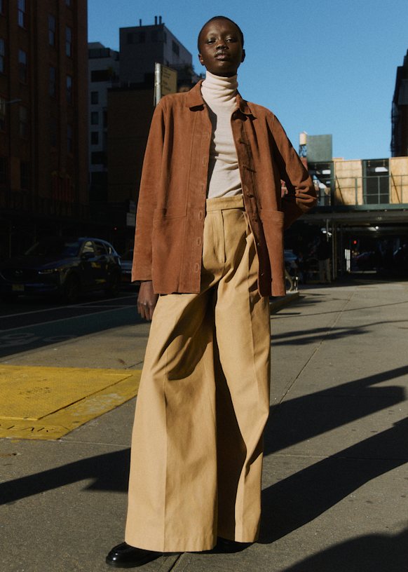 Will Jacket - Camel Suede - Goat Leather - S&amp;eacute;zane