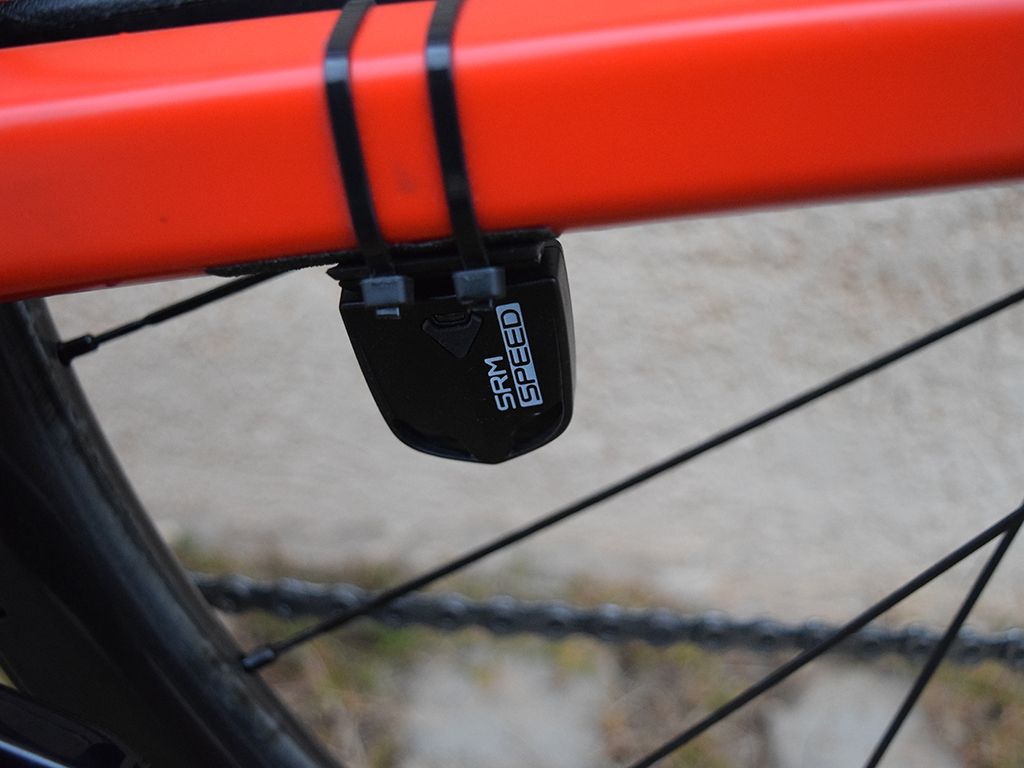 The team are still using SRM speed sensors