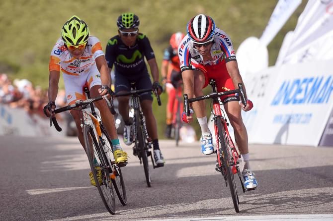 Daniel Moreno, Alex Diniz and Nairo Quintana.