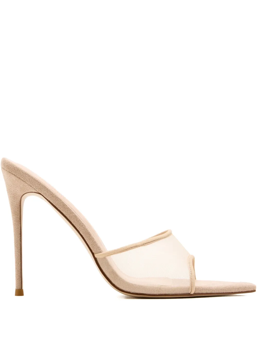 Femme La 120mm Gianni Mesh-Panel Pointed-Toe Sandals | 42