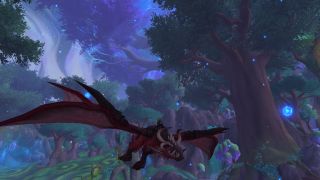 Best WoW addons a dragon is flying over a wooded landscape