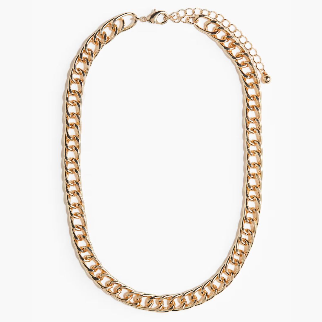 H&amp;amp;M Gold-Toned Chain Necklace