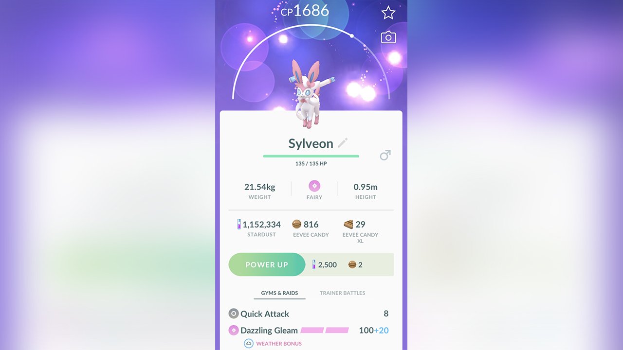 pokemon go sylveon