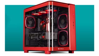 Chillblast Forge gaming PC in red trim