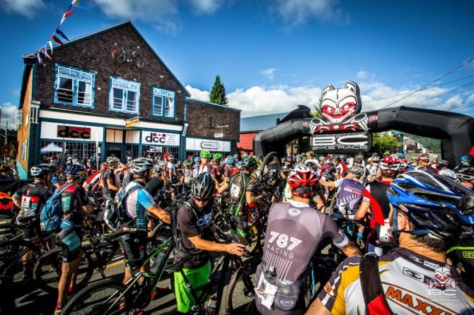 The start of Stage 2 Outside of Dodge City Cycles in Cumberland