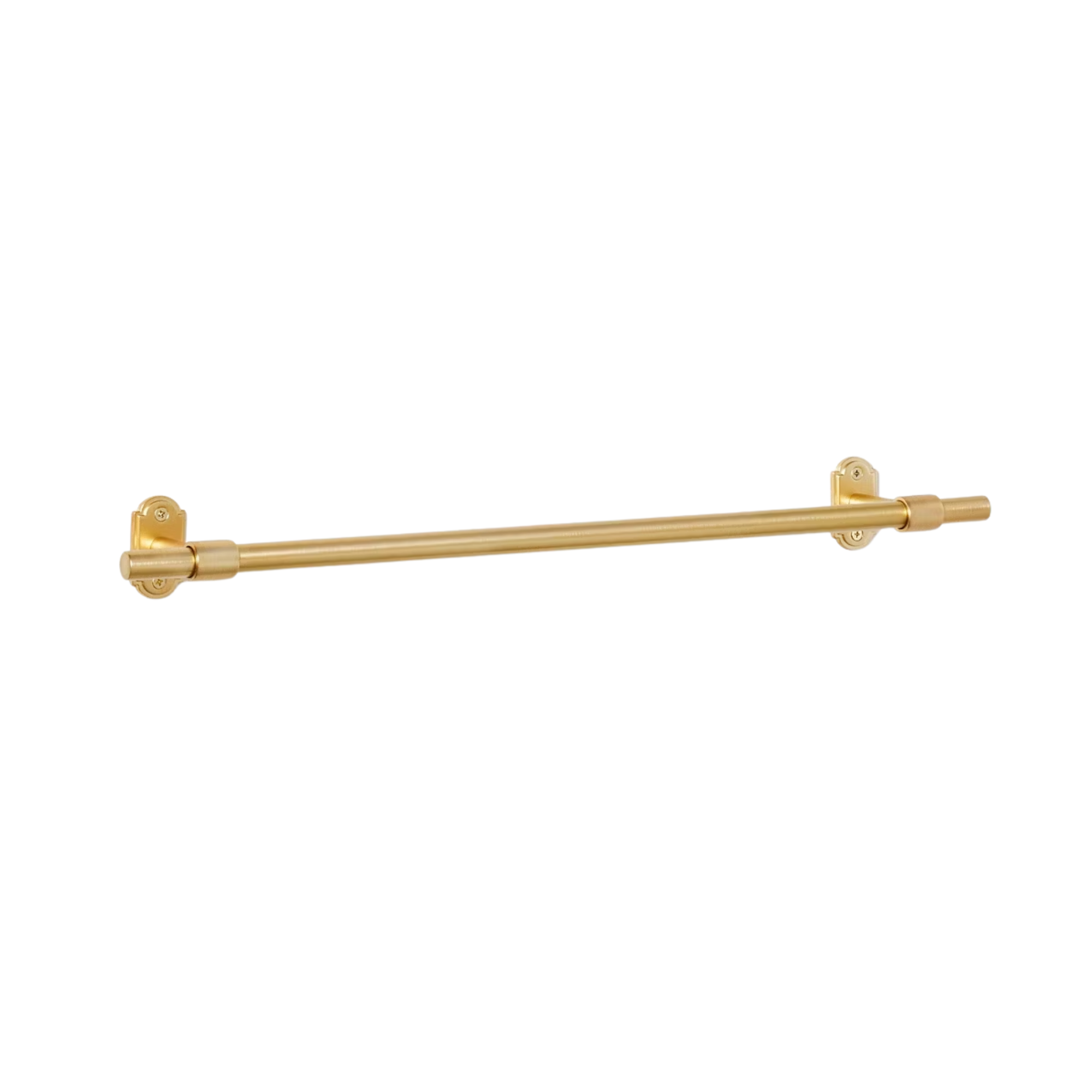 a brass towel bar