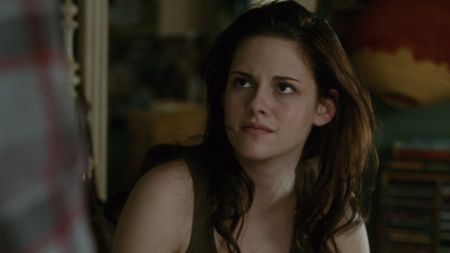 Bella looking annoyed at Charlie in New Moon.