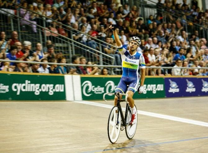 Kenny DeKetele salutes the DISC crowd