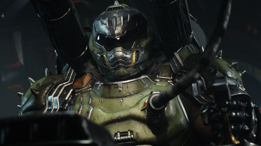 The Doomslayer in armor