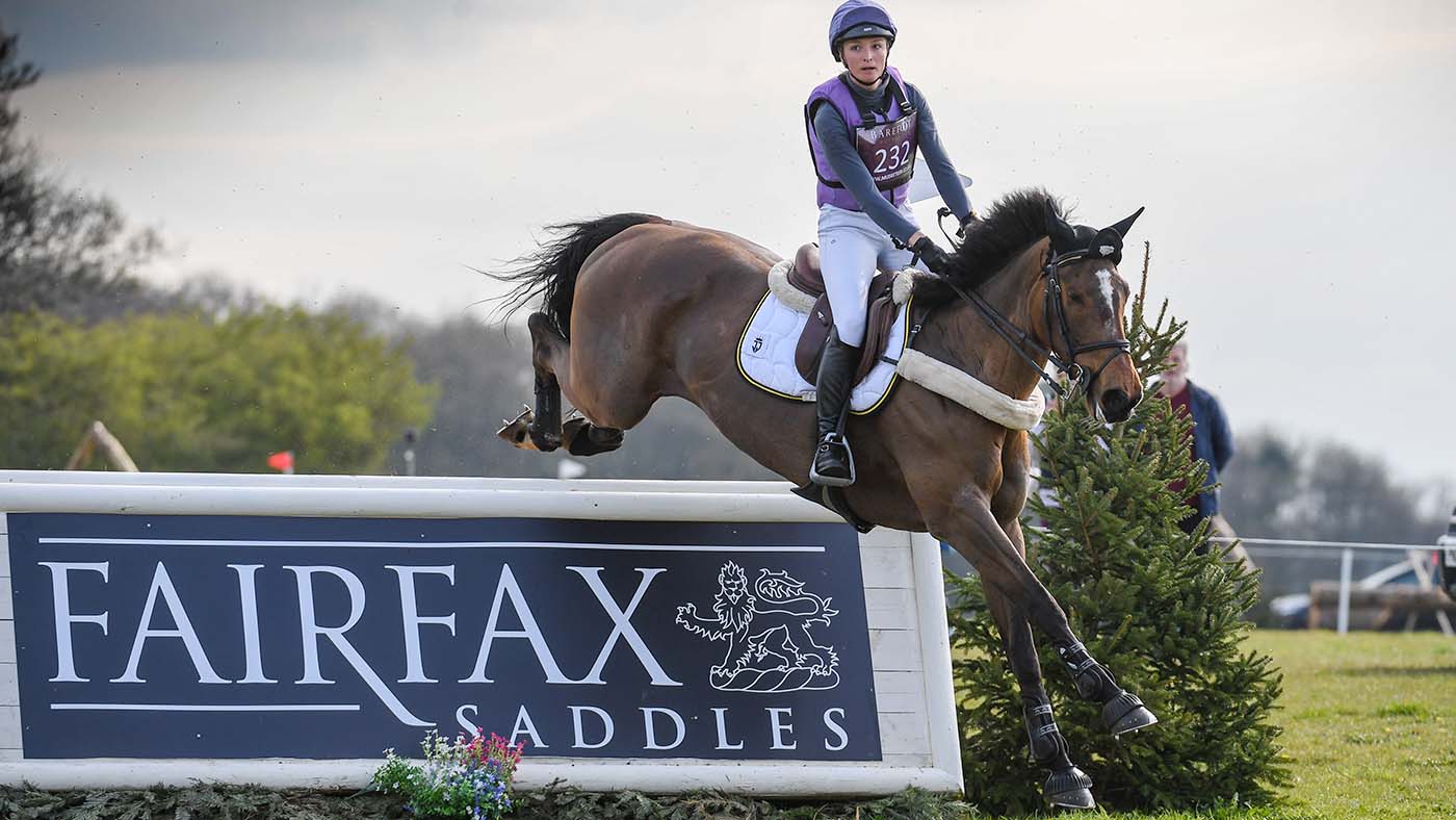 BURNHAM MARKET Emily King riding Valmy Biats during the CCI-S 4* Section B at BAREFOOT RETREATS BURNHAM MARKET INTERNATIONAL (1) held at Sussex Farm in the Burnham Market near King's Lynn in Norfolk in United Kingdom on the 17th April 2023