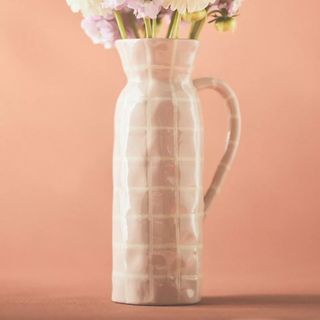 Pink Tile Ceramic Vase