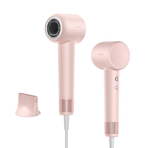 Dreame Hair Gleam Hair Dryer Pink, 110000 Rpm High-Speed Brushless Motor Au Version, 200 Million Negative-Ion Hair Dryer With Magnetic Nozzle, Professional Blow Dryer With Constant Temperature Control