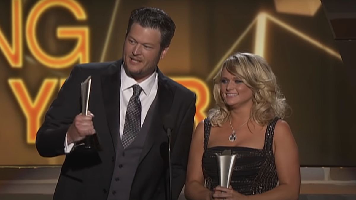 Blake Shelton and Miranda Lambert at CMAs