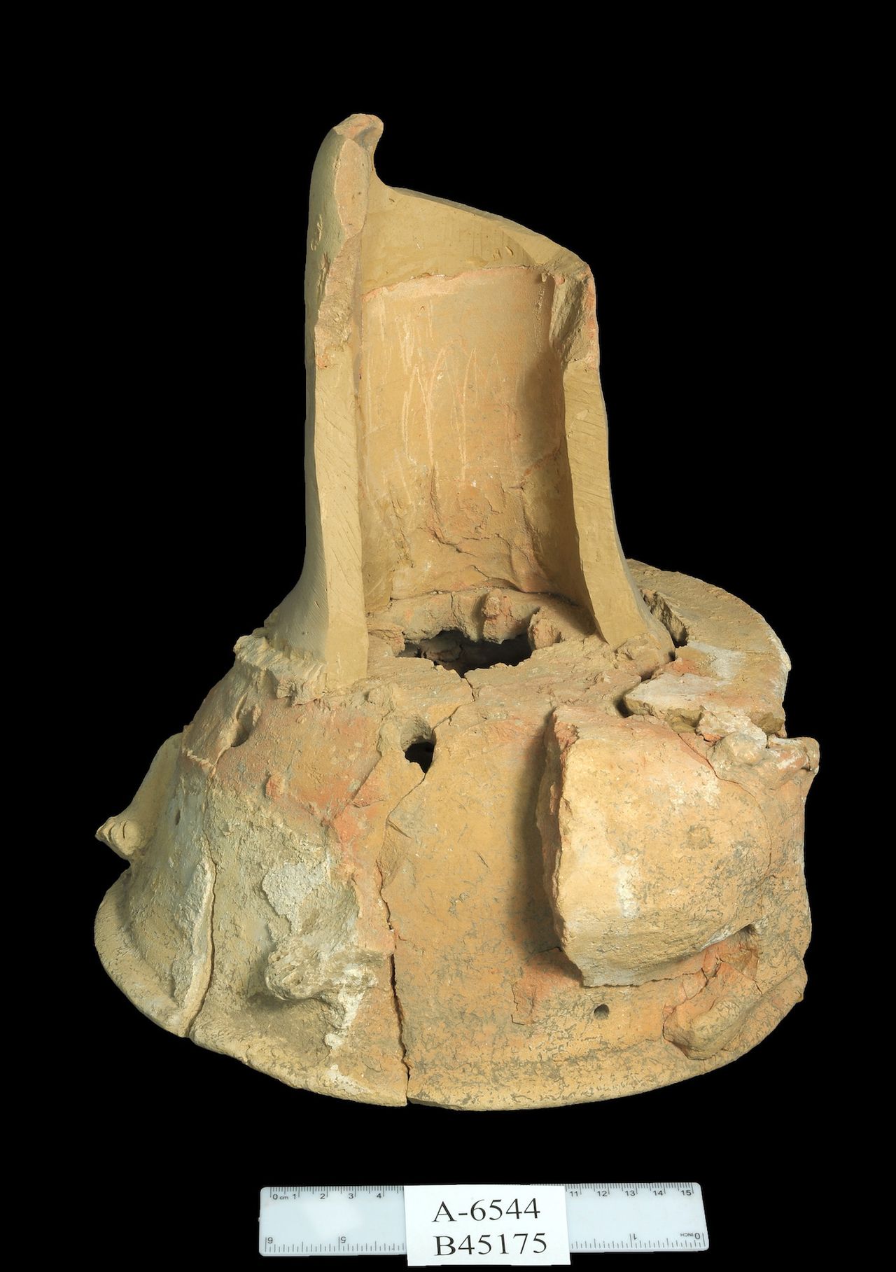 One of the two human-shaped figurines.