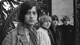 (from left) Jimmy Page, Keith Relf, Jim McCarty and Chris Dreja
