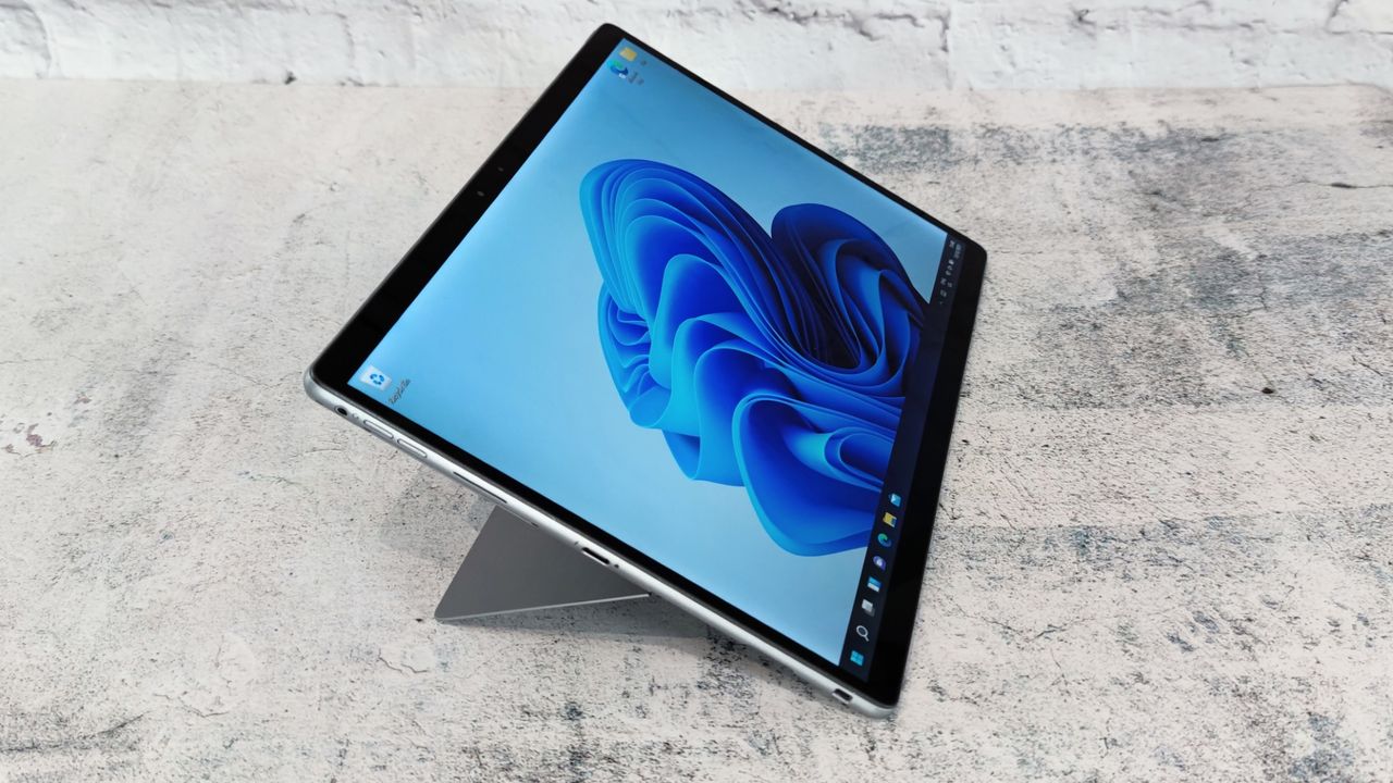 A photograph of the Dell Latitude 7320's kickstand