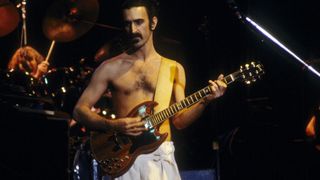 Frank Zappa performs at Memorial Auditorium in Sacramento, California on November 18, 1977