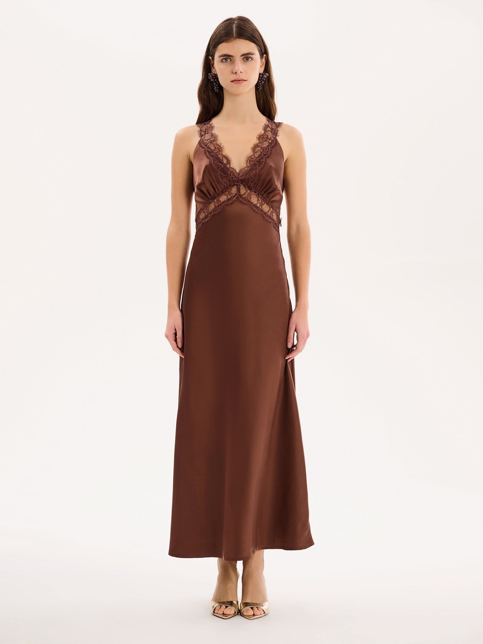 Aurelia Dress in Chocolate - 4