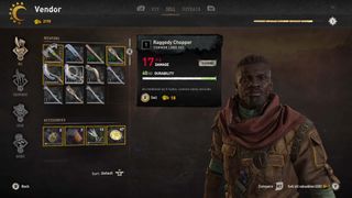 Dying Light 2 trading weapons with vendor