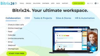 Website screenshot for Bitrix24